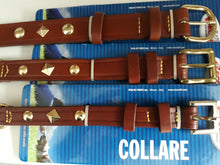 Carica l'immagine nel visualizzatore di Gallery, Parure Collare Guinzaglio in Pelle