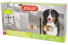 Carica l'immagine nel visualizzatore di Gallery, Supporto regolabile con ciotole Inox