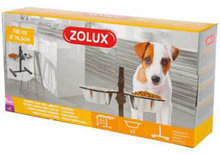 Carica l'immagine nel visualizzatore di Gallery, Supporto regolabile con ciotole Inox