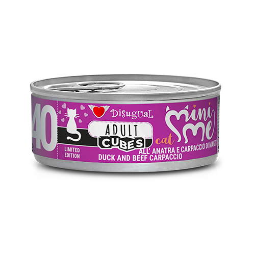 Mini Me 40 - Cubes Anatra e Carpaccio di Manzo