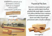 Carica l&#39;immagine nel visualizzatore di Gallery, CONFEZIONE REGALO &quot;ENERGIA E PURIFICAZIONE&quot; PALO SANTO E BRUCIATORE by Voganto
