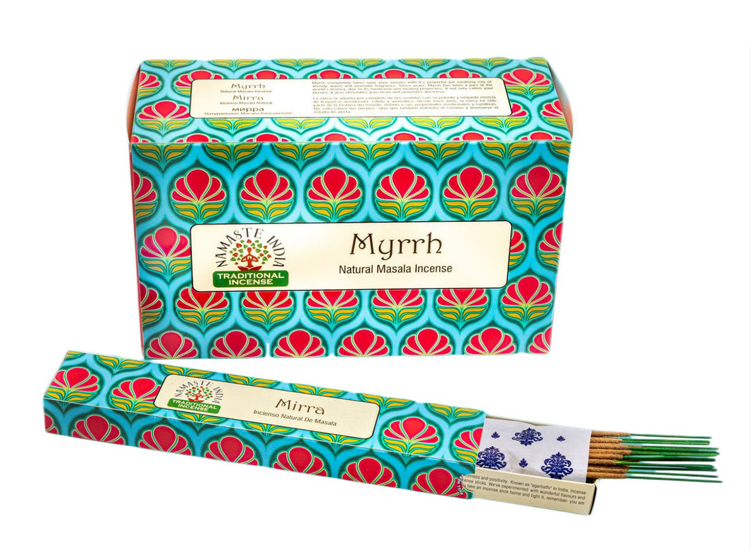 INCENSO NATURALE NAMASTE INDIA - MYRRH