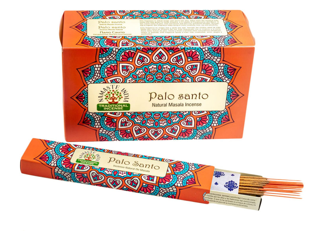 INCENSO NATURALE NAMASTE INDIA - PALO SANTO