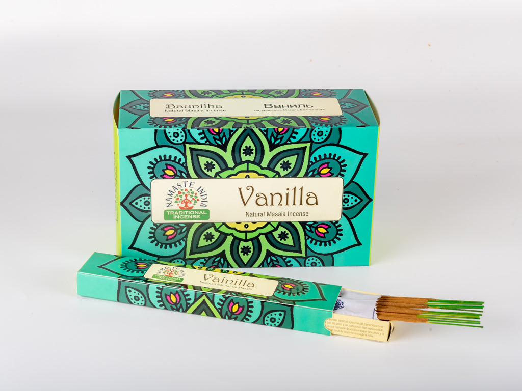 INCENSO NATURALE NAMASTE INDIA - VANILLA