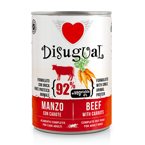 Disugual MANZO con Carote MonoProtein Formula